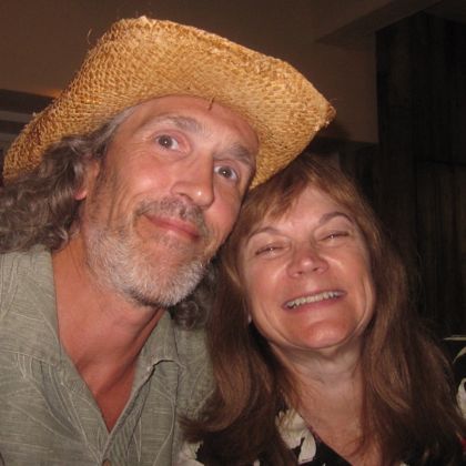 Andy and Barbara cell phone selfie